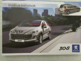 Peugeot 308 -Instruktionsbok
