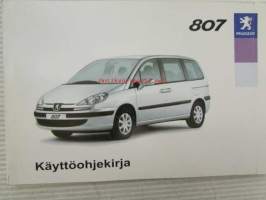 Peugeot 807 -käyttöohjekirja