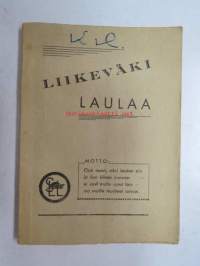 Liikeväki laulaa -laulukirja