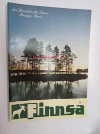 Finnsa Katalog - das Besondere für Sauna, Massage, Fitness -saksalainen saunojen ja saunatarvikkeiden luettelo, Finnjet-mainos
