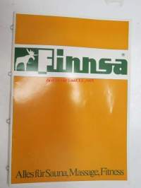 Finnsa Katalog 1983-1984 - das Besondere für Sauna, Massage, Fitness -saksalainen saunojen ja saunatarvikkeiden luettelo