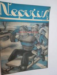 Neovius 1934 nr 1 - Suomen kone- ja kankaankutojien sekä langankäyttäjien äänenkannattaja -koneita ja tarvikkeita myyvän yrityksen asiakaslehti