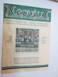 Neovius 1932 nr 2 - Suomen kone- ja kankaankutojien sekä langankäyttäjien äänenkannattaja -koneita ja tarvikkeita myyvän yrityksen asiakaslehti