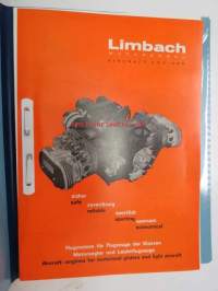 Limbach Flugmotoren -kansio, teknistä tietoa