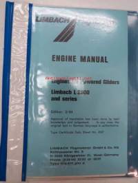 Limbach L 2000 and series 2/1984 Engine Manual -ohjekirja, kopio