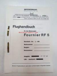 Fournier RF 5 Motrosegler Flughandbuch