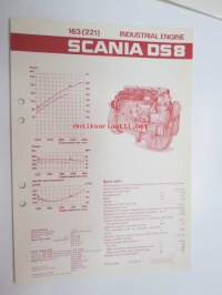 Scania DSI 8 163 (221) Industrial engine -tekniset tiedot / myyntiesite