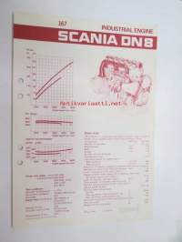 Scania DN 8 167 Industrial engine -tekniset tiedot / myyntiesite