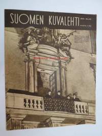 Suomen Kuvalehti 1939 nr 43, sis. mm. seur. artikkelit / kuvat / mainokset; Pikku pelimanni -filmi, Pohjolan päivä Tukholmassa, Yhteisvoimin yhteistyöhön