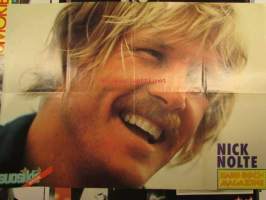 Nick Nolte / Hard Rock Magazine Hard Funk -Suosikki-lehden keskiaukeamajuliste