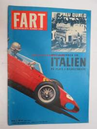 Fart med Motor Revy 1964 nr 1 - Specialnummer om Italien på plats i bilhistorien -ruotsalainen autolehti, italialaisten autojen erikoisnumero