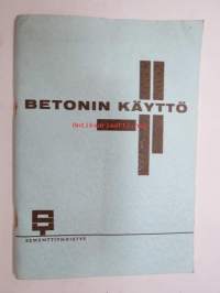 Betonin käyttö