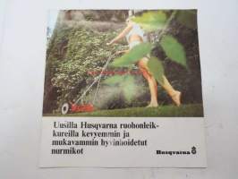 Husqvarna ruohonleikkurit -myyntiesite