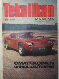 Tekniikan Maailma 1971 nr 8, sis. mm. seur. artikkelit / kuvat / mainokset; Esittelyssä Morris Marina ja 3-sylinterinen Kawasaki 350cc, Koeajossa Austin Mini