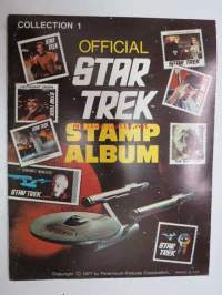 Official Star Trek Album Collection 1, 1977 -täydellinen keräilykuva-albumi, kaikki kuvat mukana ja kiinnitettynä