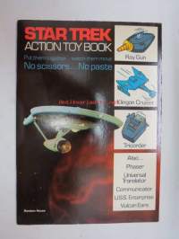 Star Trek Action Toy Book, 1976 -käyttämätön askartelukirja