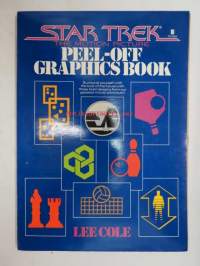 Star Trek Peel-Off Graphics Book -tarrakirja USS Enterprise aluksella olevista opaste-, varoitus- ja käyttöohjeista