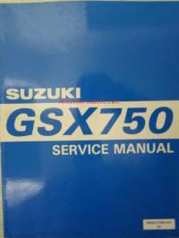 Suzuki GSX750 Service manual (part 99500-37090-01E) -huolto-ohjekirja