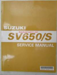 Suzuki SV650/S Service manual (part 99500-36090-01E) -huolto-ohjekirja