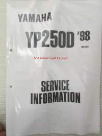 Yamaha YP250D '98 (4UC-SE3)  Service Information - Tehtaan alkuperäinen huolto-ohjeita sis.reititys kaavion (Ei huolto-ohjekirja)