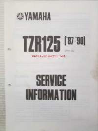 Yamaha TZR125 '87-90 (2RH-SE2) Service Information - Tehtaan alkuperäinen, huolto-ohjeita, sis.reititys kaavion (Ei huolto-ohjekirja)