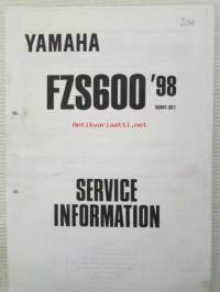 Yamaha FZ600 '98 (5DM1-SE1) Service Information - Tehtaan alkuperäinen, huolto-ohjeita sis. sähkökaaviot (Ei huolto-ohjekirja)