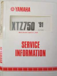 Yamaha XTZ750 '91 (3LD-SE4)  Service Information - Tehtaan alkuperäinen huolto-ohjeita sis. sähkökaaviot (Ei huolto-ohjekirja)