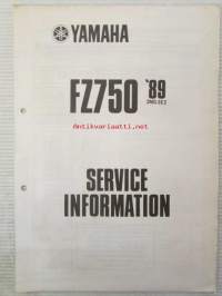 Yamaha FZ750 '89 (2MG-SE2)  Service Information - Tehtaan alkuperäinen huolto-ohjeita (Ei huolto-ohjekirja)