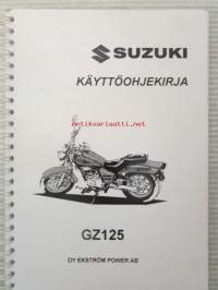 Suzuki GZ125 -käyttöohjekirja