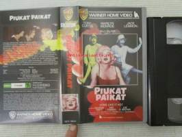 Piukat paikat - pääosissa Marilyn Monroe, Tony Curtis, Jack Lemmon, ohjaus Billy Wilder, 116 min. -VHS kasetti