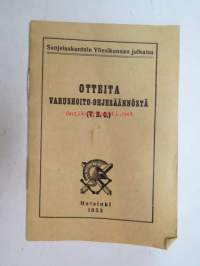 Otteita varusohjesäännöstä (V.H.O.) - Suojeluskuntain Yliesikunta 1933