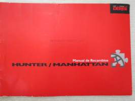 Derbi Hunter Manhattan -varaosaluettelo, katso tarkemmat malli merkinnät kuvista