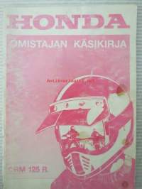 Honda CRM 125 R -omistajan käsikirja, katso sisältö tarkemmin kuvista