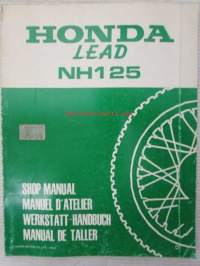 Honda LEAD NH125, Shop Manual -Korjaamokäsikirja, katso sisältö kuvista tarkemmin
