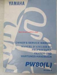 Yamaha PW80 (L) owner´s service manual - omistajan huolto-ohjekirja