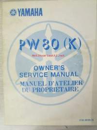 Yamaha PW80 (K) owner´s service manual - omistajan huolto-ohjekirja