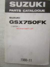 Suzuki GSX750FK (GR78A) Parts Catalogue -varaosaluettelo