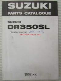 Suzuki DR350SL (SK42A / SK42B) Parts Catalogue -varaosaluettelo