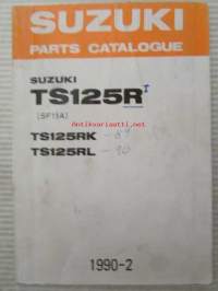 Suzuki TS125R (SF15A) TS125RK, TS125RL Parts Catalogue -varaosaluettelo
