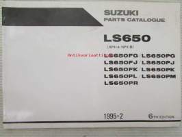 Suzuki LS650 (NP41A - NP41B) - LS650 FG / LS650 PG, LS650 FJ / LS650 PJ, LS650 FK / LS650 PK, LS650 PL / LS650 PM, LS650 PR, Parts Catalogue -varaosaluettelo, katso