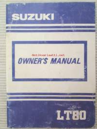 Suzuki LT80 Owner's Manual -omistajan käsikirja