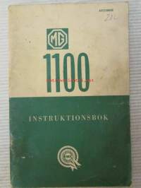 MG 1100 Instruktionsbok -käyttäjän käsikirja