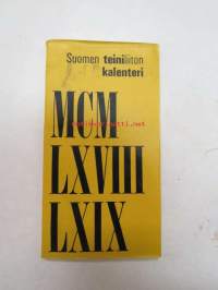 Suomen Teiniliiton kalenteri 1968 - 1969 -calendar