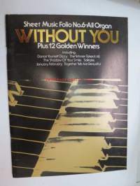 Sheet Music Folio nr 6 - All Organ