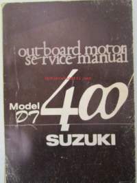Suzuki Service Manual - Outboard Motor Model D1 400
