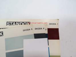 Saab värimallit 2 sivua Standox värimalleja 1970 & -74