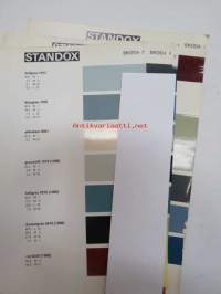 Skoda värimallit 4 sivua Standox värimalleja 1970
