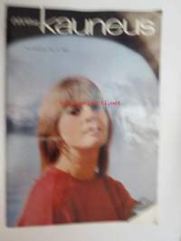 Eevan kauneus 1963 nr 9 syyskuu, sis.mm. seur. artikkelit / kuvat / mainokset; Kansikuva Carita Järvinen, Pariisin uusi hiusmuoti, Meiling Axberg kävi kotona,