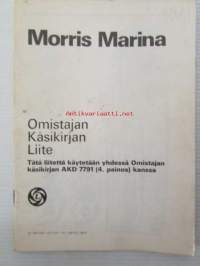 Morris Marina -omistajan käsikirjan liite (AKD 7791)