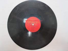 Finlandia P147 Georg Malmstén ja NEA-orkesteri - Musta Hermanni / Puomien partahilla -savikiekkoäänilevy, 78 rpm record